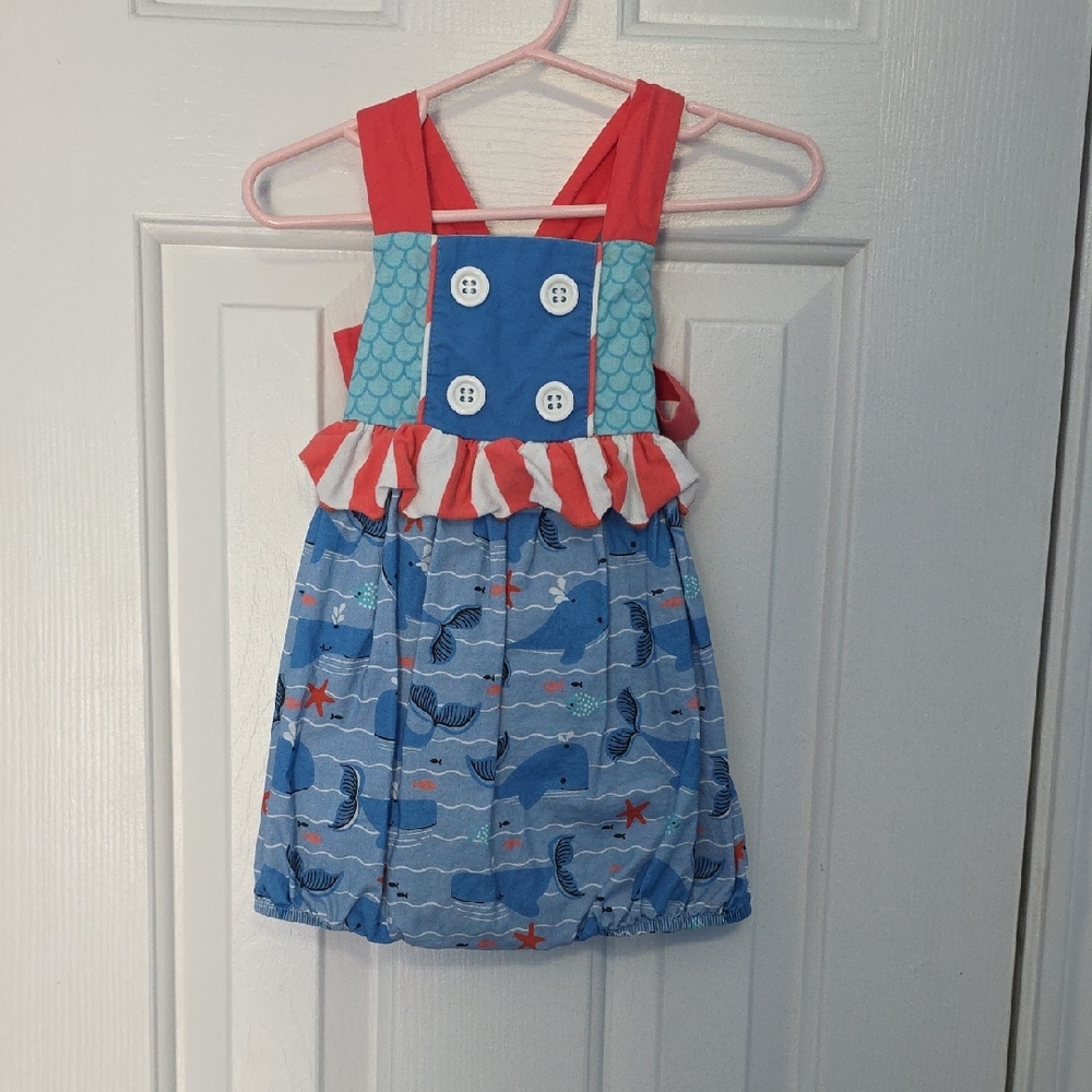 Blue and Red Kids One Piece